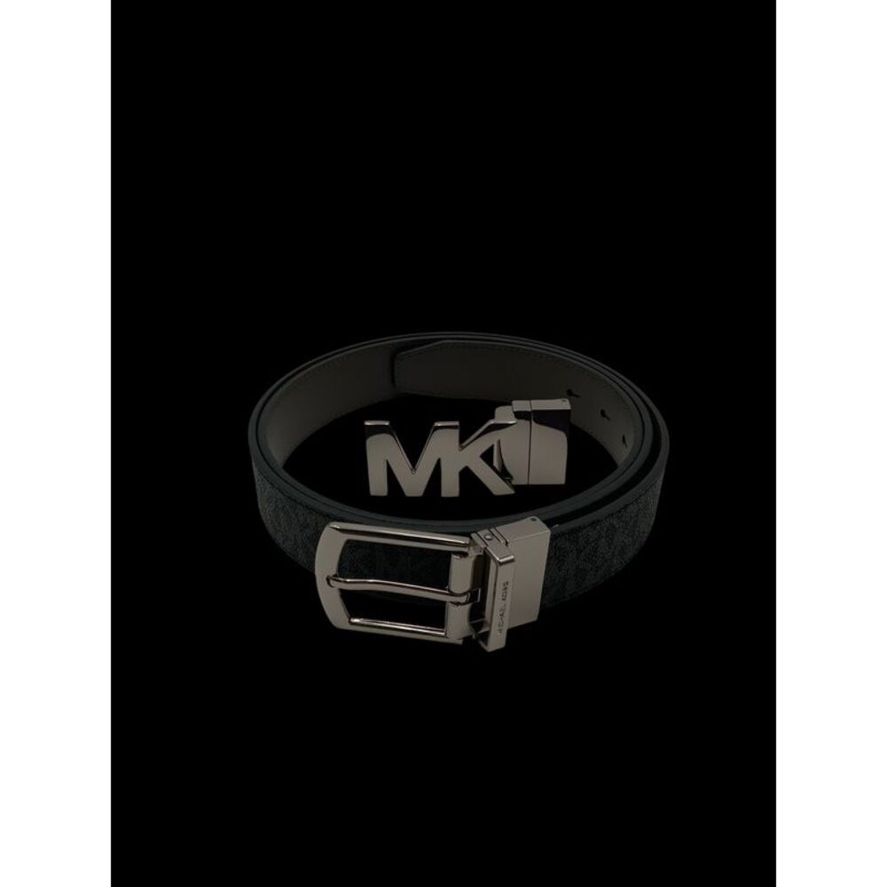Michael Kors MK Belt Platform Box Black